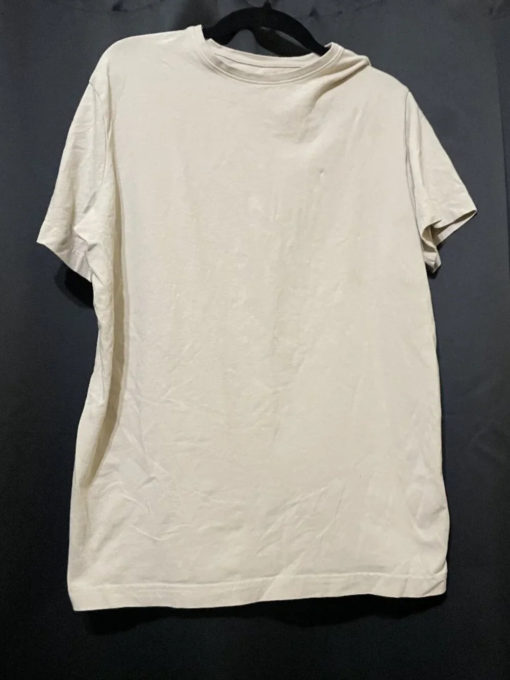 H&M Men’s Slim Fit T-Shirt Size M – Beige – Casual Basic Tee